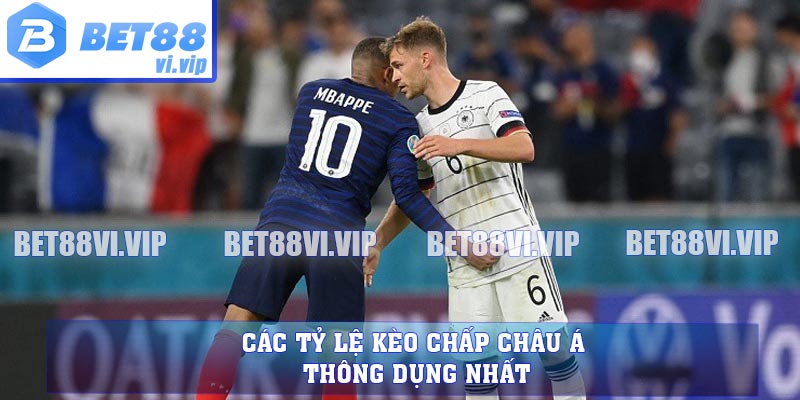 Các tỷ lệ kèo chấp châu Á thông dụng nhất