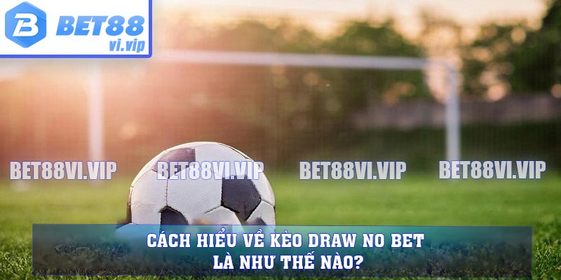 Cách hiểu về kèo Draw No Bet là như thế nào?