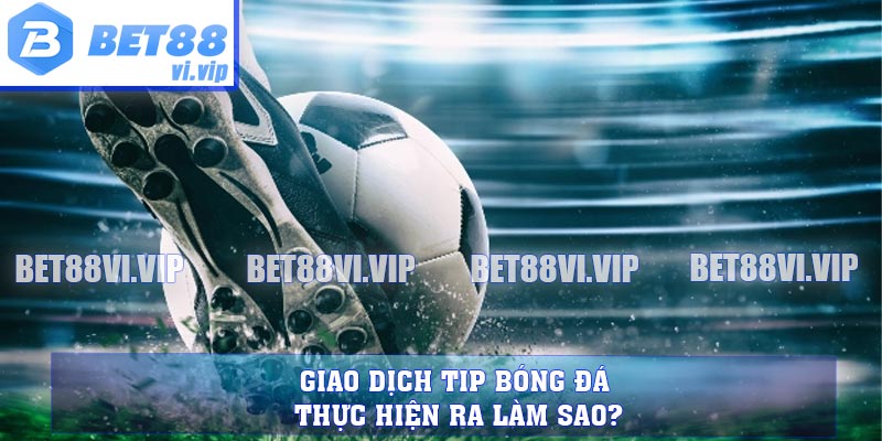 Giao dịch Tip bóng đá thực hiện ra làm sao?