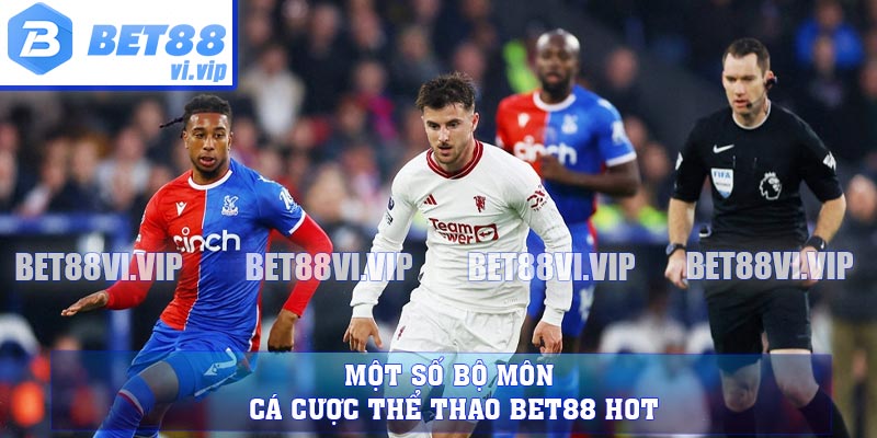 Một số bộ môn cá cược thể thao BET88 hot